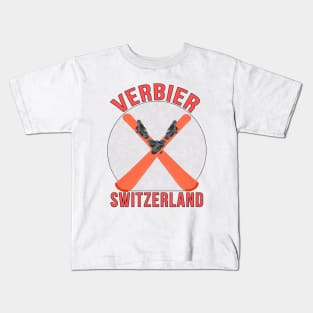 Verbier, Switzerland Kids T-Shirt